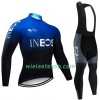 Fietskleding (Fietsshirt Lange Mouw + Lange Koersbroek) 2019 TEAM INEOS N002